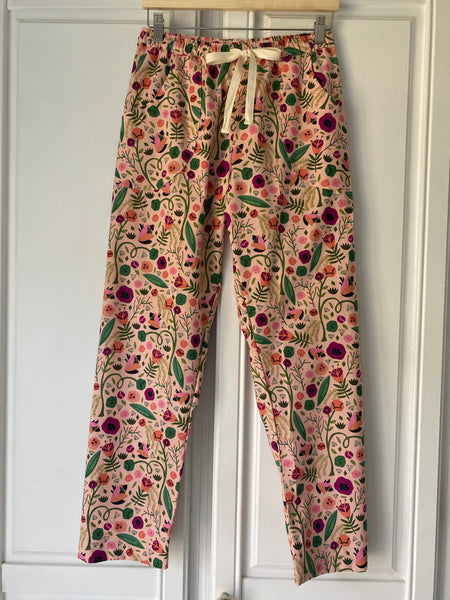 Flowers & leaves set - pyjama trousers & cami