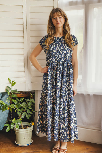 Floral print maxi dress