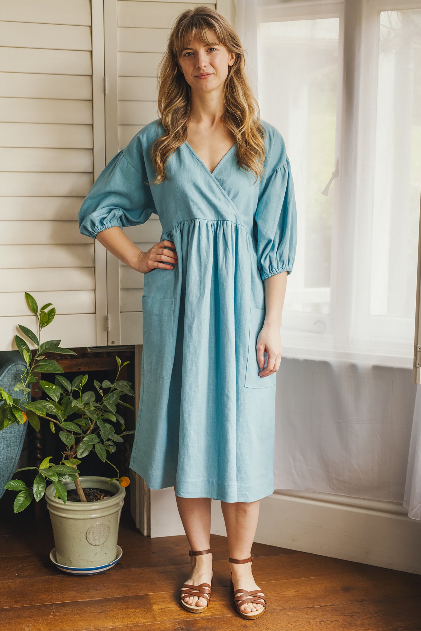 Mill bay linen dress