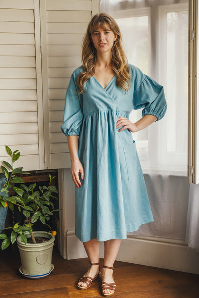 Mill bay linen dress