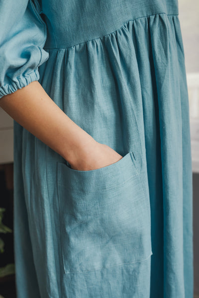 Mill bay linen dress